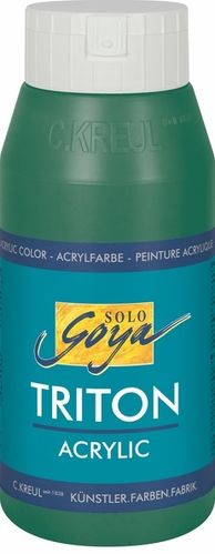 Solo Goya Acrylfarbe TRITON ACRYLIC BASIC - Dunkelgrün 750ml