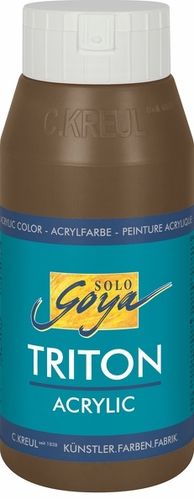 Solo Goya Acrylfarbe TRITON ACRYLIC BASIC - Havannabraun 750ml