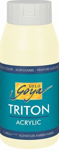 Solo Goya Acrylfarbe TRITON ACRYLIC BASIC - Elfenbein 750ml