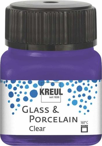 Glass & Porcelain Clear - Violett