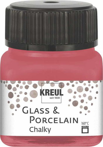 Glass & Porcelain Chalky - Cozy Red
