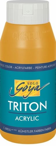 Solo Goya Acrylfarbe TRITON ACRYLIC BASIC - Brillantocker hell 750ml