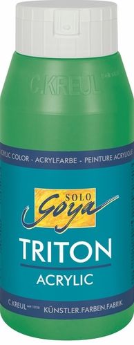Solo Goya Acrylfarbe TRITON ACRYLIC BASIC - Permanentgrün 750ml