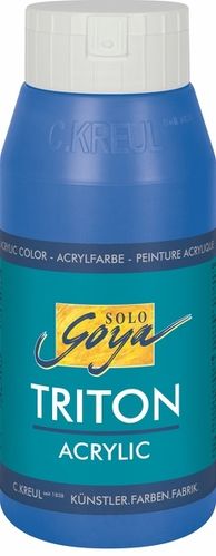 Solo Goya Acrylfarbe TRITON ACRYLIC BASIC - Kobaltblau 750ml