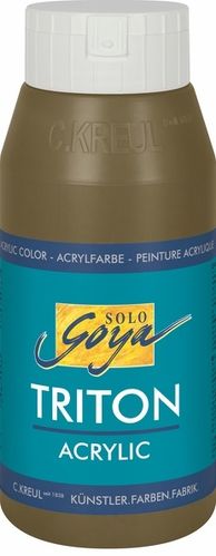 Solo Goya Acrylfarbe TRITON ACRYLIC BASIC - Umbra grünlich 750ml