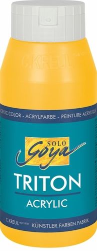 Solo Goya Acrylfarbe TRITON ACRYLIC BASIC - Maisgelb 750ml