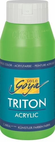 Solo Goya Acrylfarbe TRITON ACRYLIC BASIC - Gelbgrün 750ml