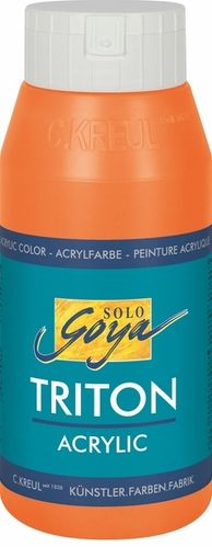 Solo Goya Acrylfarbe TRITON ACRYLIC BASIC - Aprikose 750ml