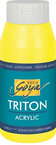 Solo Goya Acrylfarbe TRITON ACRYLIC BASIC - Zitron 750ml