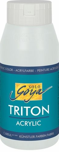 Solo Goya Acrylfarbe TRITON ACRYLIC BASIC - Silber 750ml