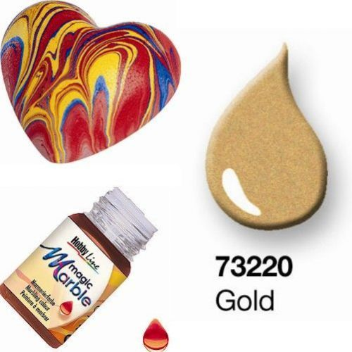 Hobby Line Magic Marble Marmorierfarbe - Gold