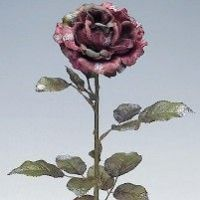 Rose bordeaux/silber