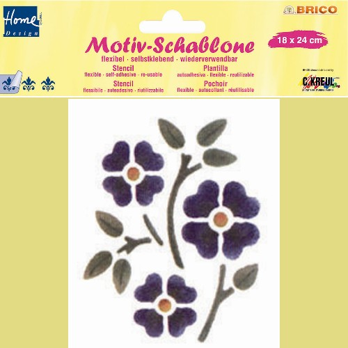 Motiv-Schablone "Blumen"