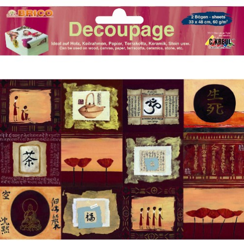 Decoupage-Papier "Asiatische Impressionen"
