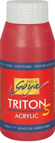 Solo Goya Acrylfarbe TRITON S ACRYLIC BASIC - Karmin 750ml