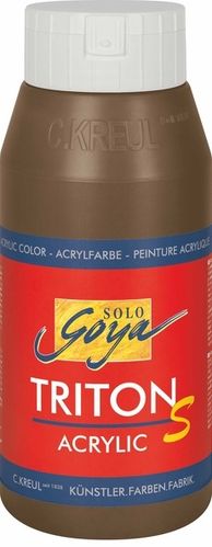 Solo Goya Acrylfarbe TRITON S ACRYLIC BASIC - Havannabraun 750ml