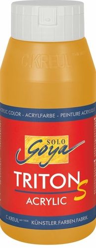Solo Goya Acrylfarbe TRITON S ACRYLIC BASIC - Brillantocker hell 750ml