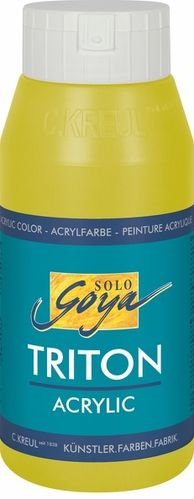Solo Goya Acrylfarbe TRITON ACRYLIC BASIC - Olivgrün hell 750ml