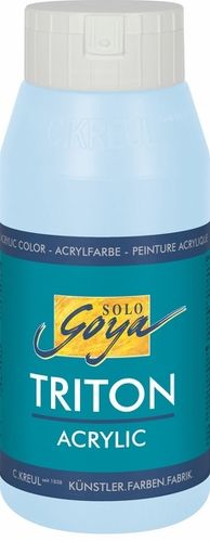 Solo Goya Acrylfarbe TRITON ACRYLIC BASIC - Himmelblau hell 750ml