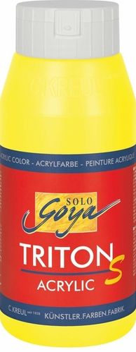 Solo Goya Acrylfarbe TRITON S ACRYLIC BASIC - Zitron 750ml