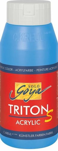 Solo Goya Acrylfarbe TRITON S ACRYLIC BASIC - Lichtblau 750ml
