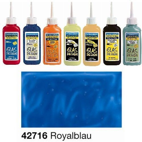 Fenstermalfarbe - Royalblau