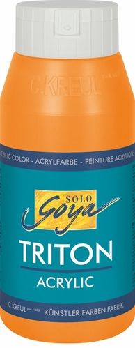 Solo Goya Acrylfarbe TRITON ACRYLIC BASIC - Fluoresz. Orange 750ml