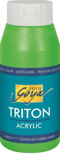Solo Goya Acrylfarbe TRITON ACRYLIC BASIC - Fluoresz. Grün 750ml