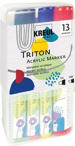KREUL Triton Acrylic Marker XXL+edge Powerpack