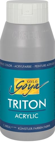 Solo Goya Acrylfarbe TRITON ACRYLIC BASIC - Neutralgrau 750ml