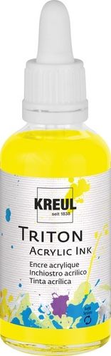 Kreul Triton Acrylic Ink - Fluoreszierend Gelb 50ml