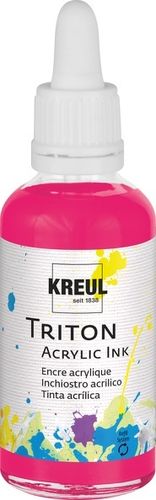 Kreul Triton Acrylic Ink - Fluoreszierend Pink 50ml