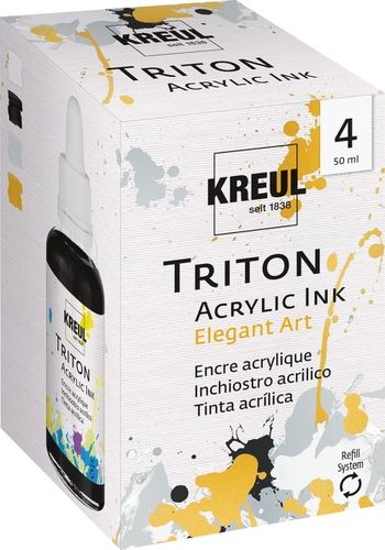Kreul Triton Acrylic Ink - 4er Set Elegant Art